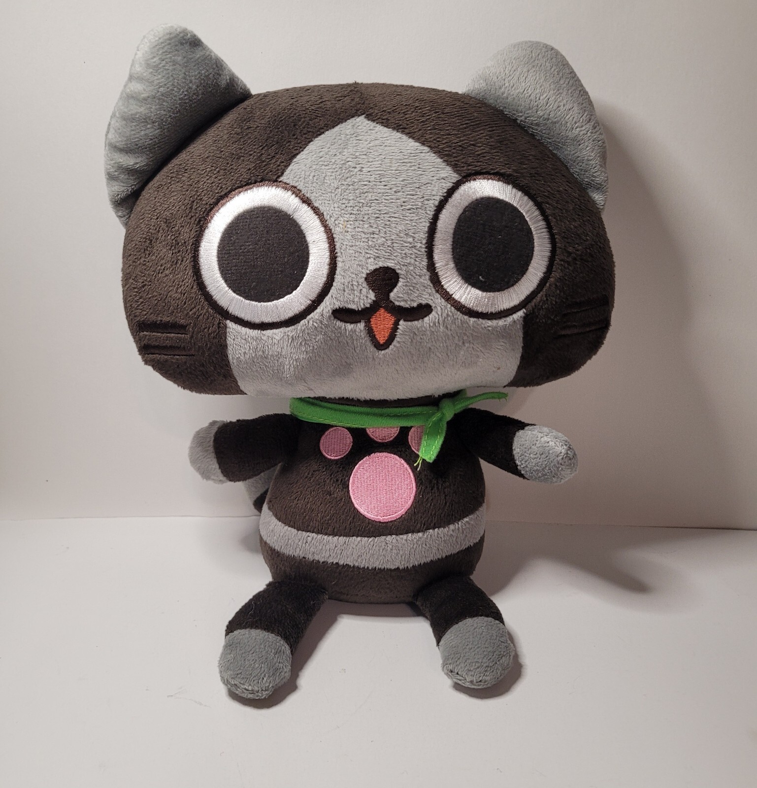 Monster Hunter: Felyne (Black w/ Scarf) - 12in. Stuffed/Plush - Capcom