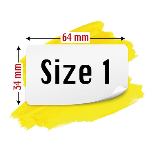 LOGO Printed Rectangle Stickers - Custom Logo labels - postage - Personalised - Picture 7 of 17
