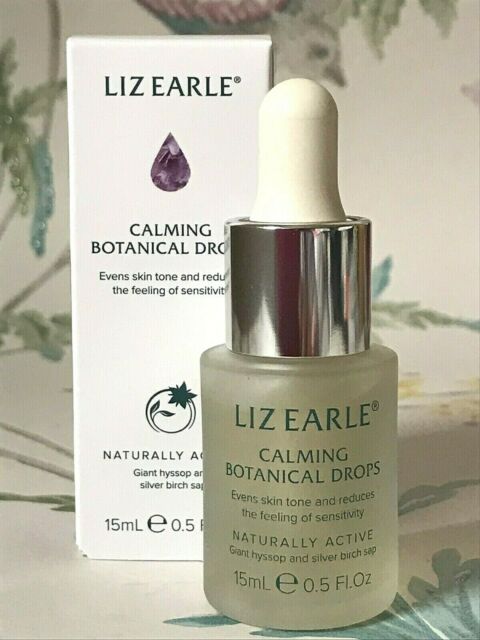 Liz Earle Calming Botanical Drops ~ Reduces Sensitivity - Boxed 15ml