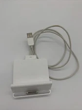 Apple White Docking Station Model A1352 For Apple I Pad 1/2/3 With USB Cable