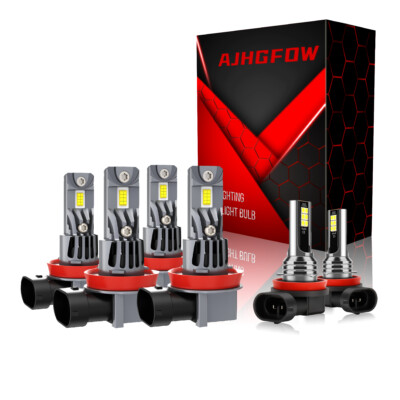 For 2007-2018 Nissan Altima Combo LED Headlight High/Low+Fog light Bulbs Kit