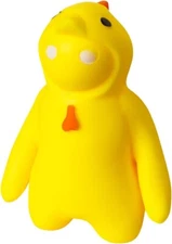 Gang Beasts Yellow Chicken Bird Stretchy Action Figure 4.5 Inch Superhero Figure