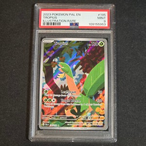 PSA 9 Tropius Illustration Rare #195 2023 Pokemon Pal Paldea Evolved