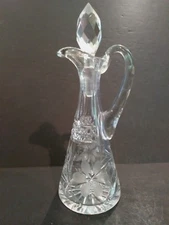  American Brilliant Brilliant Period Cut Glass Cruet (#3), c. 1900 