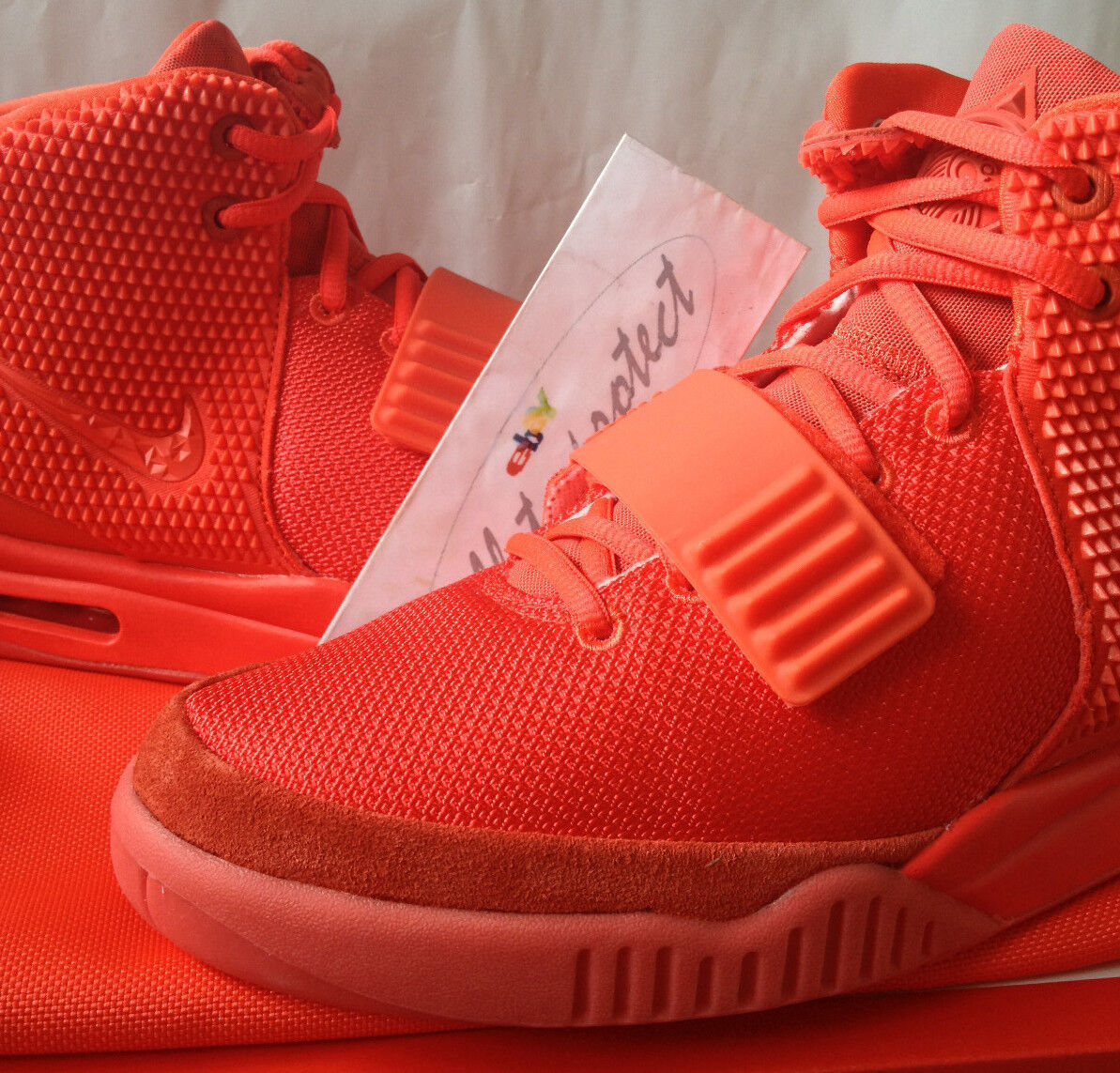 NIKE AIR YEEZY 2 RED OCTOBER Sz US7 UK6 508214-660 LEGIT+Receipt | eBay