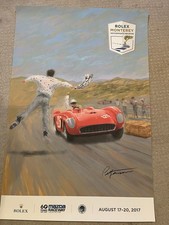 2017 Laguna seca Rolex Historical Race Poster.  Rare!