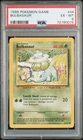 1999 Pokemon Base Set Bulbasaur 44/102 English PSA 6 Wizards of the Coast