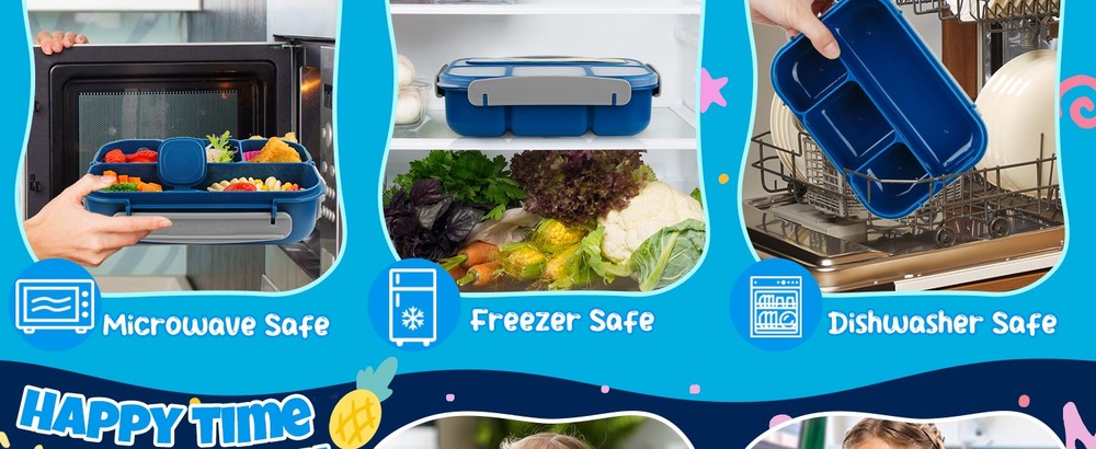 Mix Bento Box Adult, Lunch Box Kids, Lunch Containers for