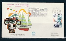 enveloppe 1er jour    foires expositions  75  Paris  flamme   1976