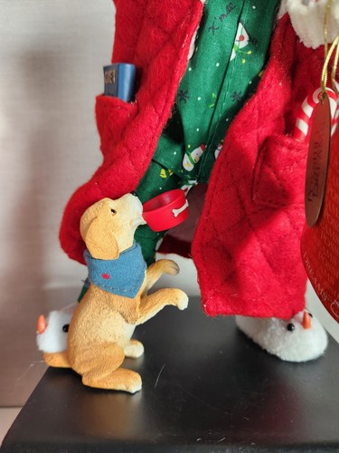 Clothtique Partners In Crime #57.71277 Weihnachten Santa Hund Snack 2006 mit Box - Bild 4 von 20