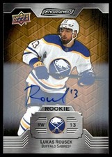 2023-24 Upper Deck Engrained Autograph Rookie Lukas Rousek RC Auto Buffalo