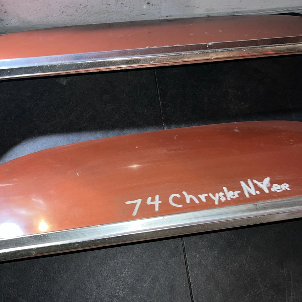 Pair Fender Skirts 1974-78 Chrysler Imperial/New Yorker  OEM  RH & LH - Image 3 of 4