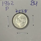 1962-P BU Roosevelt Dime, Item 4228