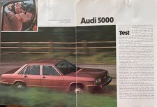 1978 AUDI 5000 S SEDAN 4 PG ROAD TEST ARTICLE