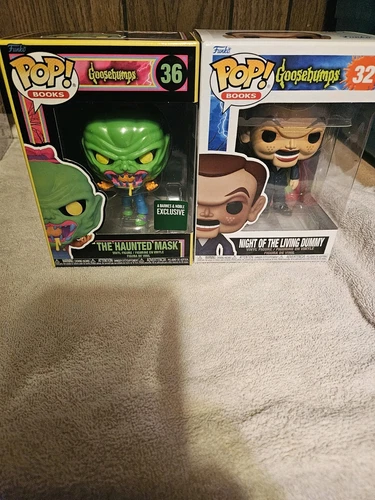 Funko POP! Goosebumps - The Haunted Mask  and night the dummy  pop bundle  /pro