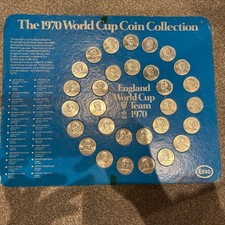 The 1970 England World Cup Esso Coin Colection - Few Missing