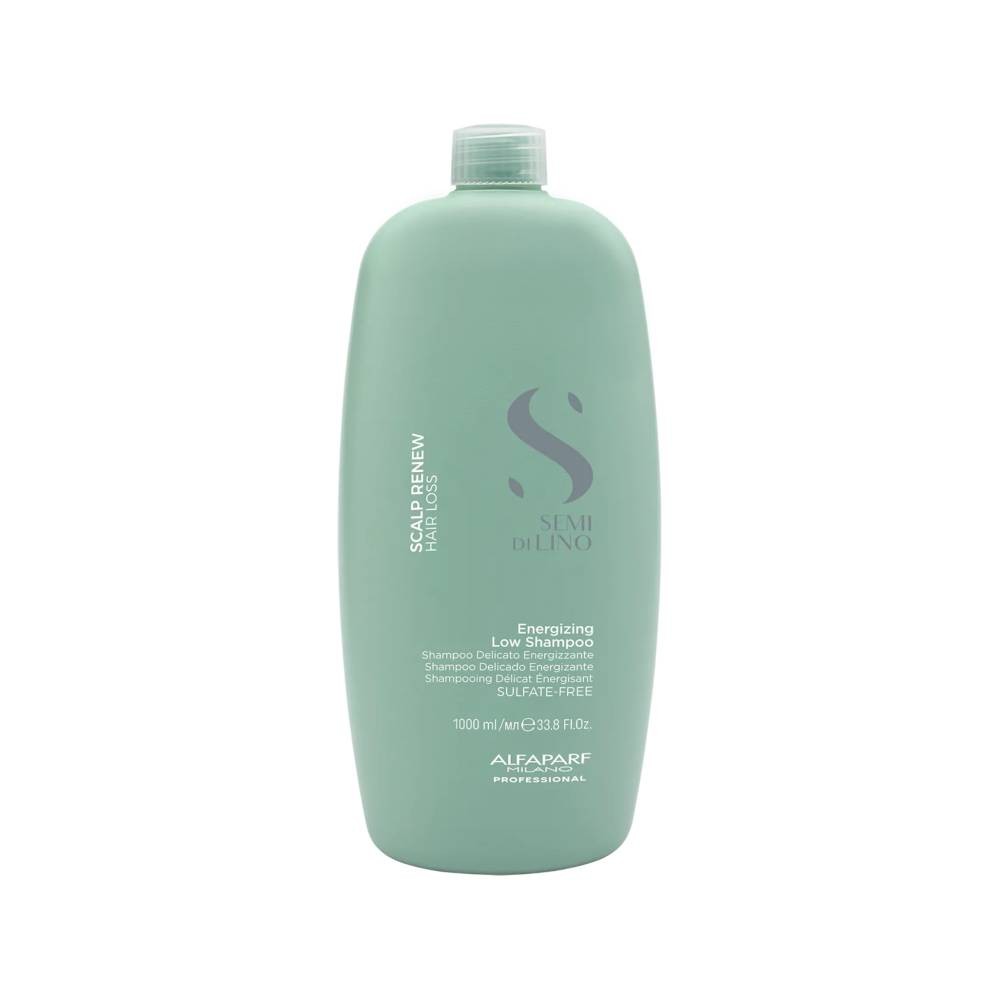 Alfaparf Milano Semi Di Lino Scalp Renew Energizing Low Shampoo 1000ml - Image 4