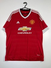 Adidas Manchester United Home 2015/16 Football Soccer Jersey Red Size XL