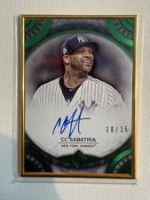 2022 Topps Transcendent Auto C C Sabathia 10/15 TCA-CSA