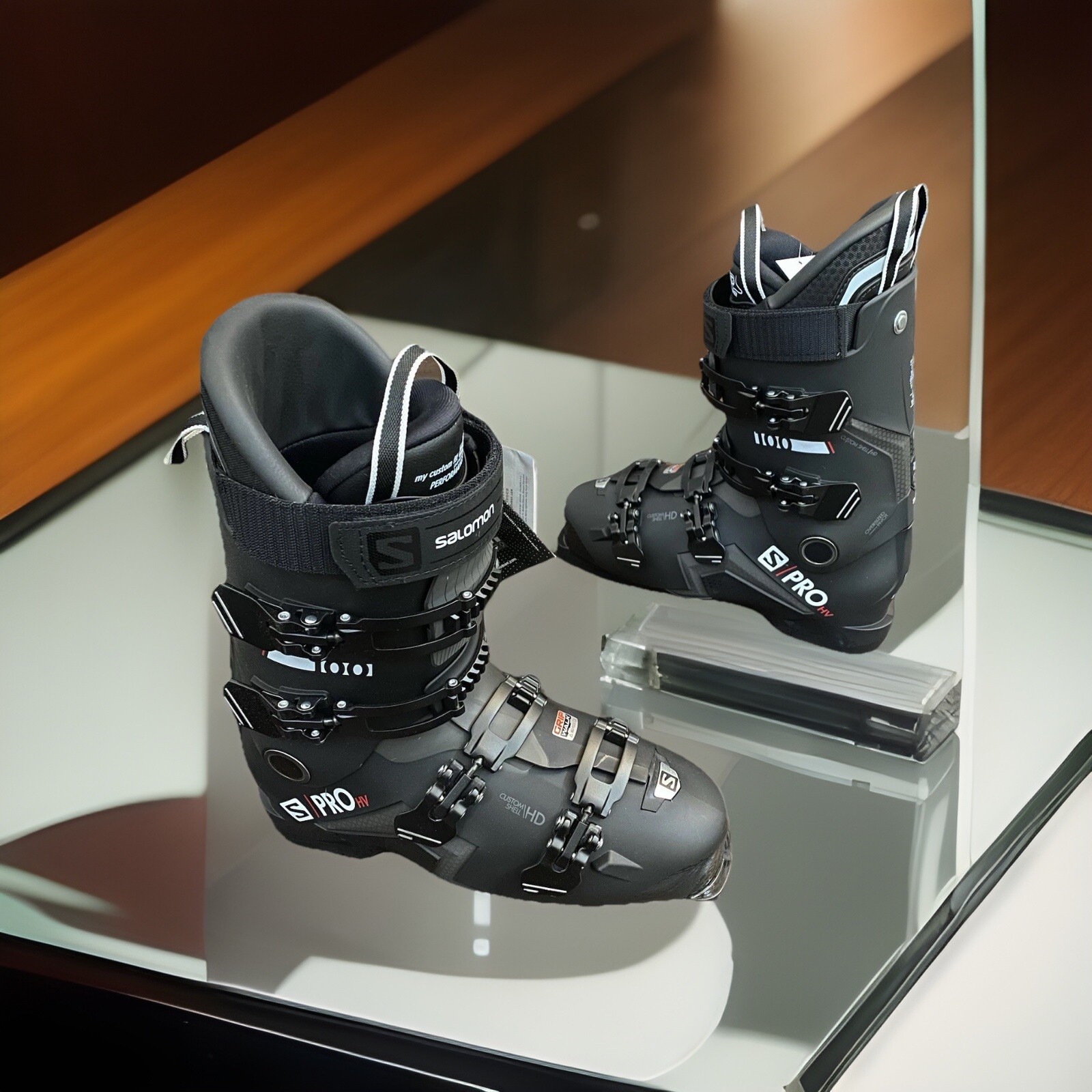 Nuovi scarponi Salomon uomo neri S Pro HV My Custom Feet 3 D da sci ? misura 29 29 5