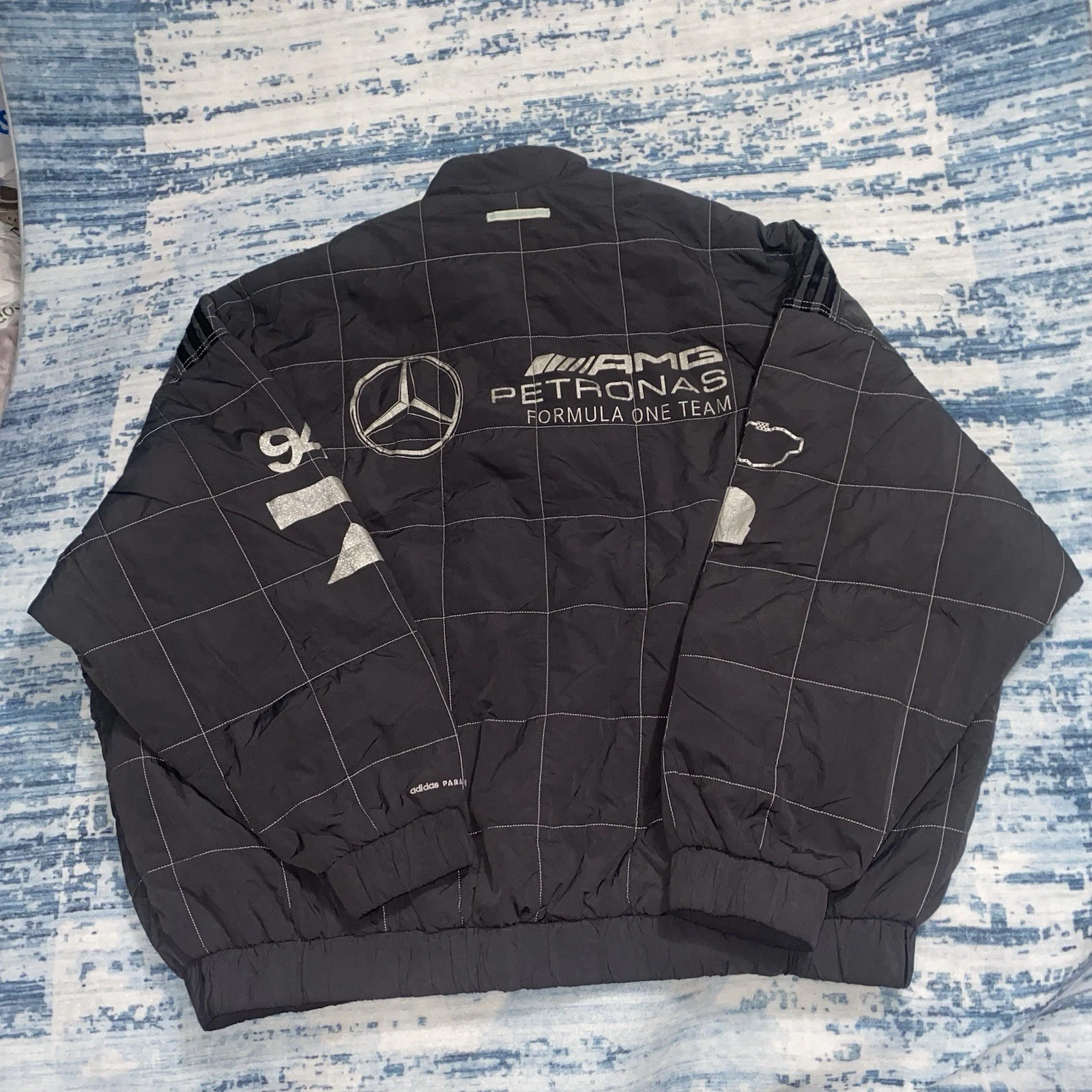 Adidas Para Bad Bunny x Mercedes-AMG Racing Jacket Size 3XL  KH4143  Petronas F1 image 15