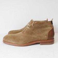 H by Hudson Suede Desert Boots Size UK10 EU44 Beige