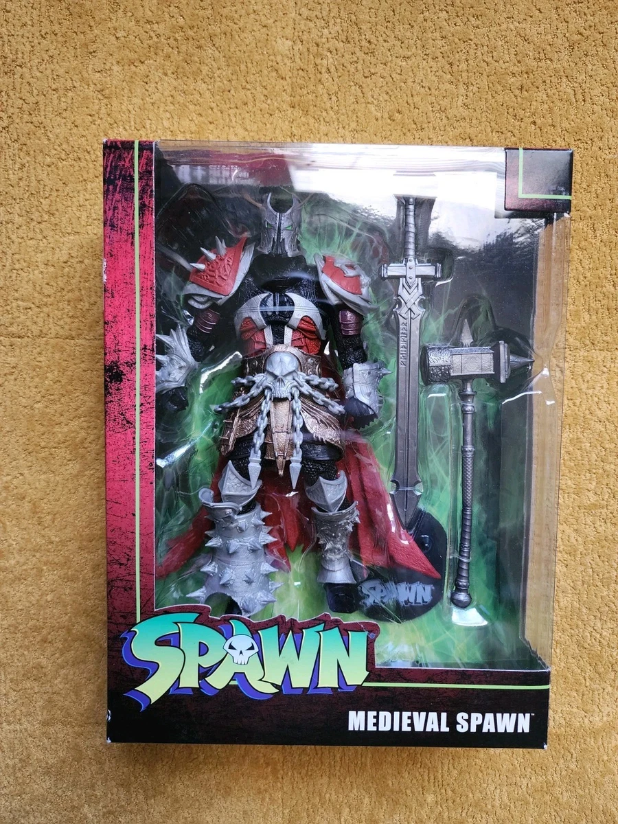 Medieval Spawn Black Edition フィギュア Medieval Spawn Kickstarter Black Original Lacrado Exclusivo