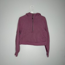 Lululemon Scuba Oversized Half-Zip Hoodie Velvet Dust Women  s Size XS/S