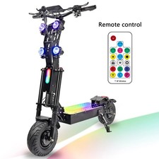 Electric Scooter Adult 5000W 2 Remote Control E-Scooter Foldable 62MPH 72V40A