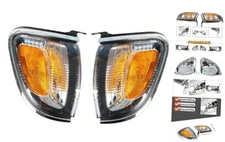 Replacement for Tacoma 2001-2004 Parking/Side Marker Light Assembly Pair
