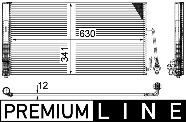 Condenseur climatisation AC 590 000P MAHLE MINI radiateur climatisation