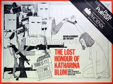 LOST HONOUR OF KATHARINA BLUM 1975 Volker Schlöndorff UK QUAD POSTER