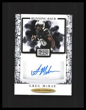 2021 Greg McRae Rookie Auto SAGE Premier Draft #A62 UCF Knights A