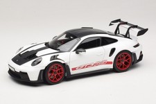 Porsche 911 992 GT3 RS Weissach Package White Pyro Red Norev 1:18 | 187373