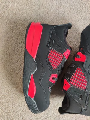 Air Jordan 4 Retro BQ7670-016 Toddler Red Thunder Size US 10C | eBay