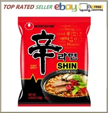 Nongshim Shin Ramyun Korean Ramen Noodles Family Pack 20 Servings 4.23 Ounce