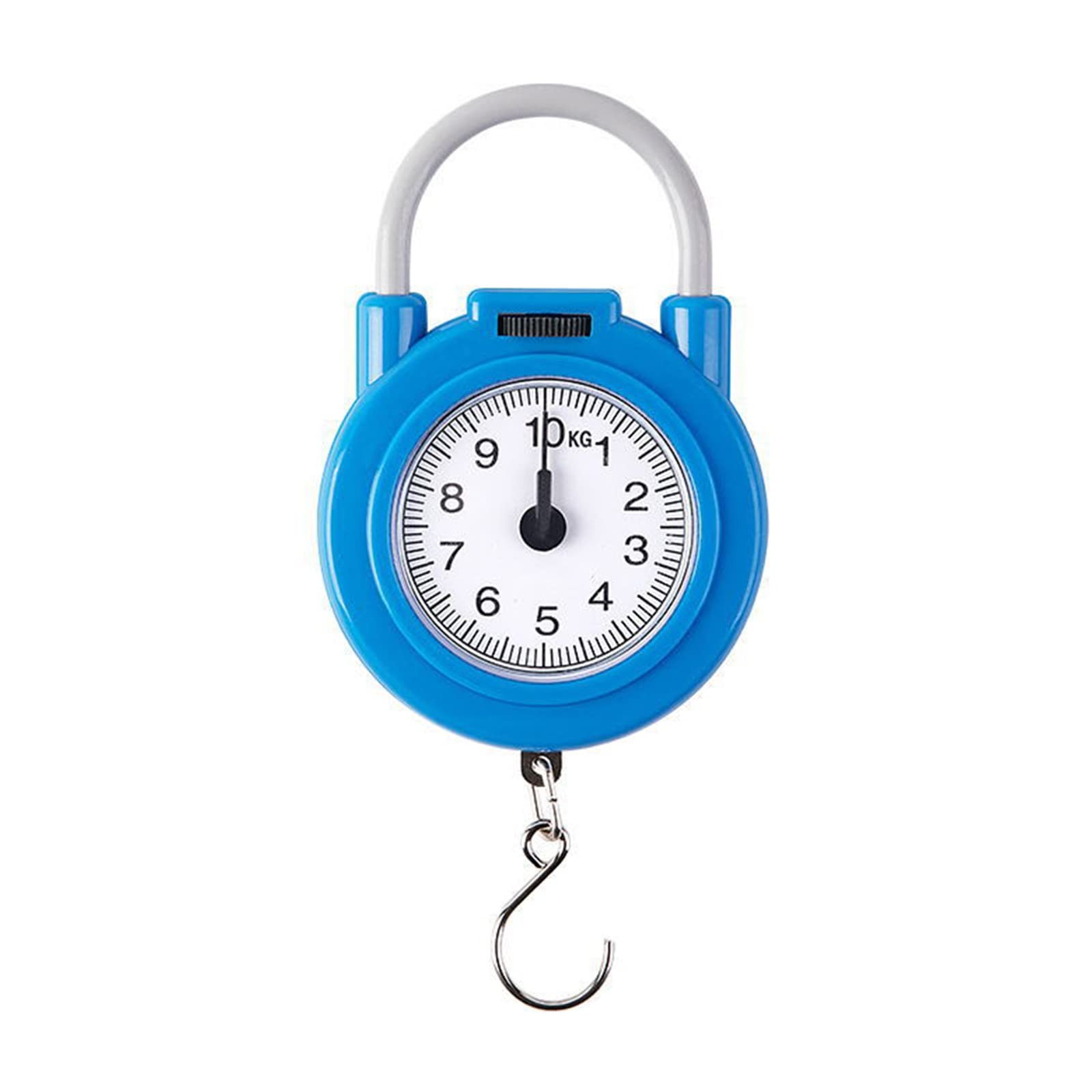Bilancia meccanica vintage portatile a molla da 10 kg per appendere (R8a)