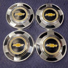 Set 4 Chevy 1973-87 Truck Van Dog Dish 10.5 Hubcaps Chevrolet Squarebody 262