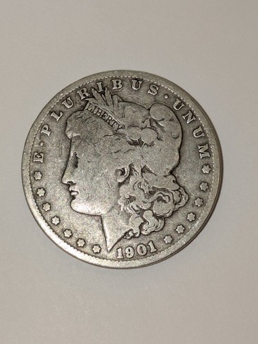 1901-O Morgan Silver Dollar - 90% US Coin T78 - Picture 2 of 3