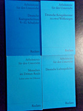 Reclam - 4 Arbeitstexte für den Unterricht -...