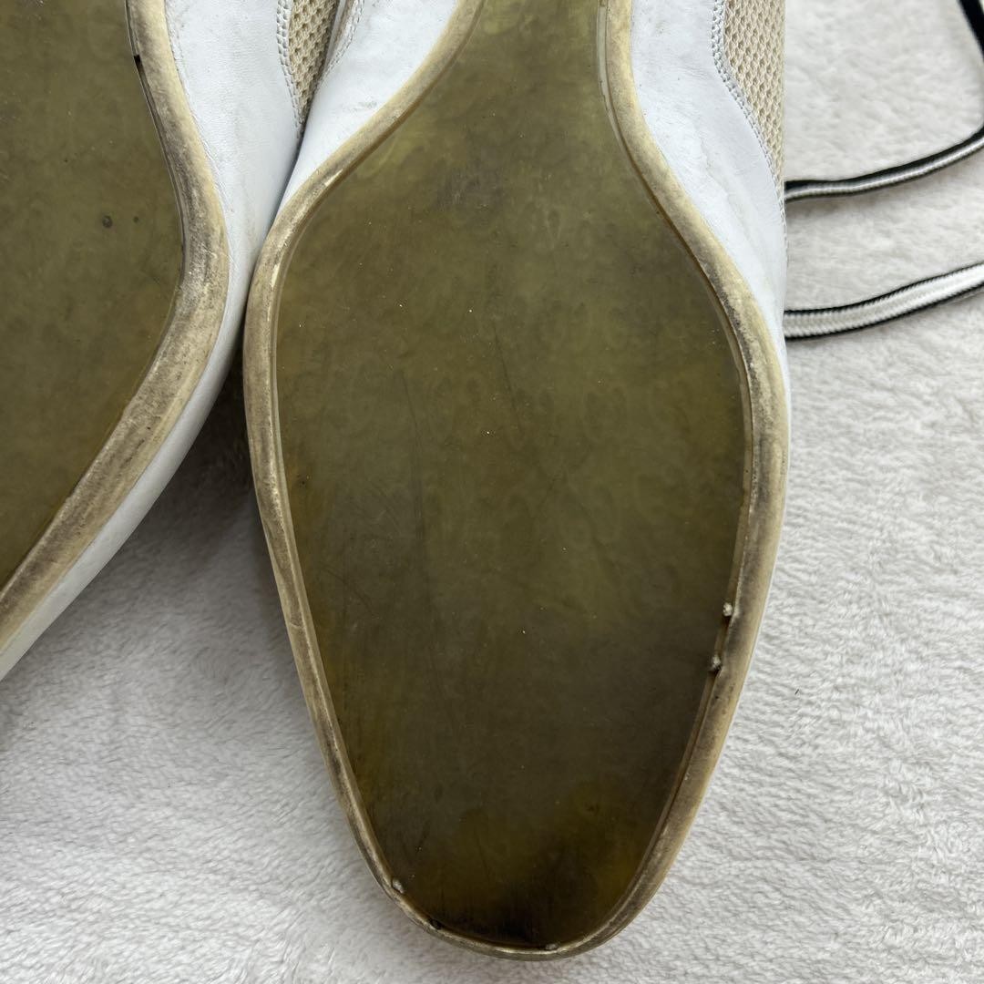 Gucci Lace Up Sneakers Shoes White Leather Size 41 US About 7.5 For Men thumbnail 16