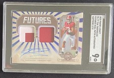 Tua Tagovailoa 2020 Legacy 02/15 Rookie Blue Futures Dual Patch Auto Alabama RC