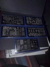 Extremely Large Bundle of Nail Stamping Plates with Big Names and More