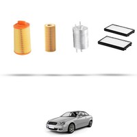 Hoffcar Set Service - 4 Filter FüR Mercedes Classe CLK (A209, C209) 200 135Kw D