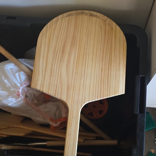 Winco 15 inch Wooden Commercial Pizza Peel 