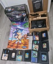 Sega Mega Drive 16-BIT game Console, Remote Control, 6 Games, Adapter, Box.