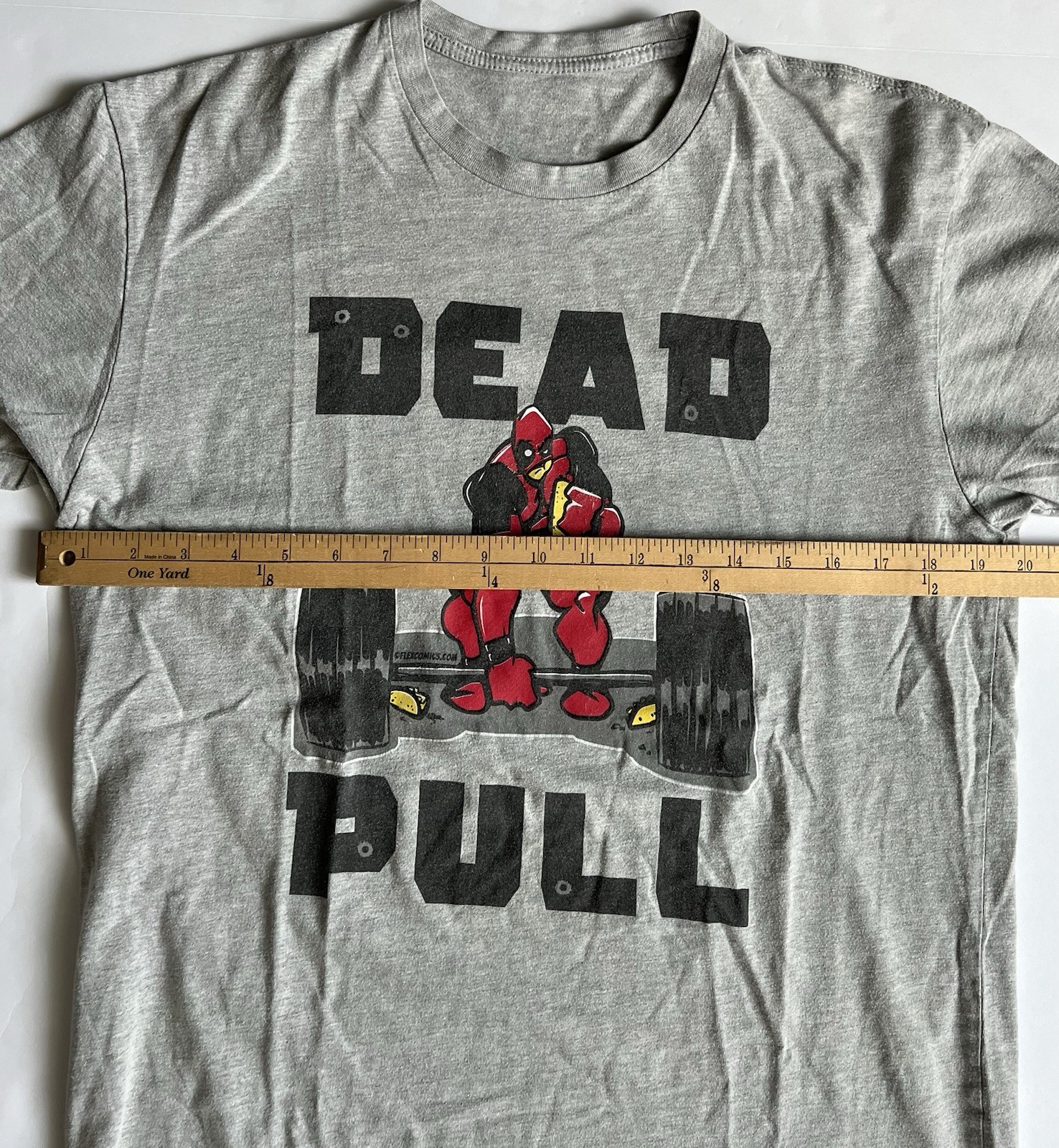 DEADPOOL "DEAD PULL" Flex Comics MARVEL Grey Grap… - image 4