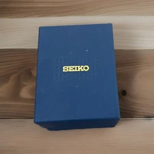 SEIKO Empty Watch Box Blue Presentation Watch Case