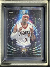 2025-26 Topps Midnight - Moonfall Allen Iverson #MF-19 Winter Solstice /35