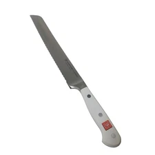 Wusthof Classic 9" Double-Serrated Bread Knife White NWOB